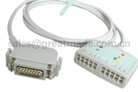 Компатибилни Хеллиге Сиеменс Цардиостат 1 / 3Т / 703 ЕК36 ЕК41 10-ЛЕАД ЕЦГ, Екг кабел