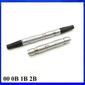 ФГГ ПХГ конектор 00 0Б 1Б 2Б серија само закључавања са потисним потезом, мушки равни утикач / женска утичница