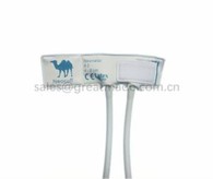 Неонат # 2 Маска за једнократну употребу, 4-8цм рукохвата, бела са светло плавом, двострука цев
