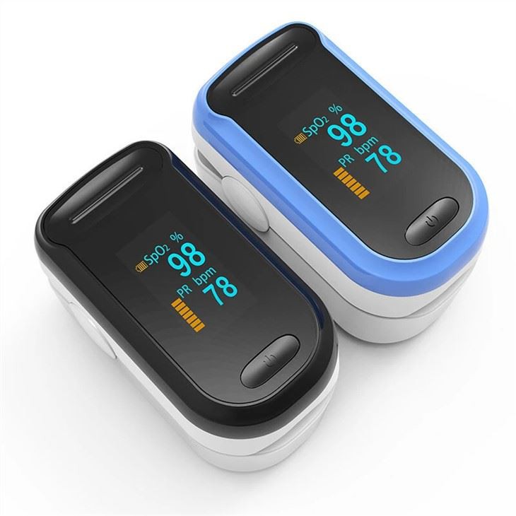 OLED Finger-Clamp Pulse Oximeter